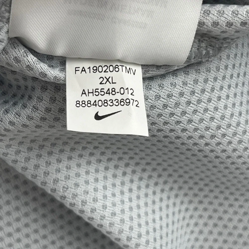 Nike Golf Dri-FIT Quarter Zip Pullover Mens XXL Grey Black‎ AH5548-012